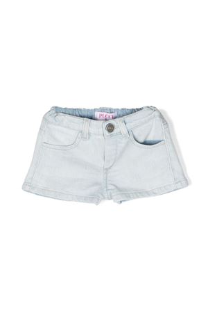 blue cotton shorts EMILIO PUCCI KIDS | PU6039D0038652